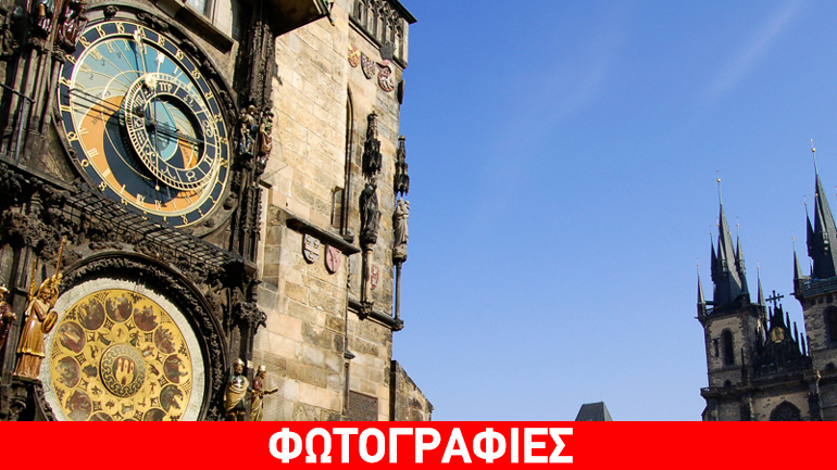 Αφιερωμένο στο Αστρονομικό Ρολόι της Πράγας το σημερινό doodle της Google